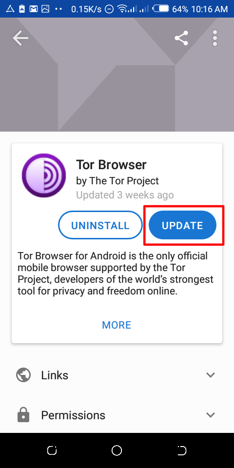 Updating Tor Browser for Android on F-Droid